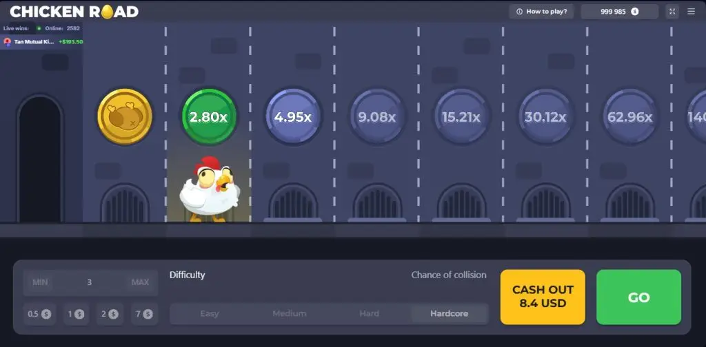 chicken road jeu